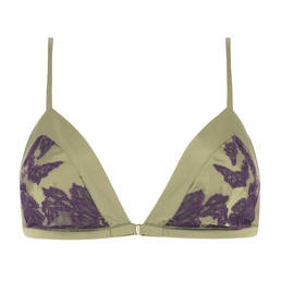 MARJOLAINE soutien-gorge triangle en soie Nymphe