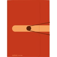 11282555 fichier Polypropylène (PP) Orange A4, Organisateur en oferta