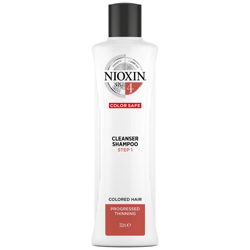 Shampooing Nettoyant Système 4 3 Étapes pour Cheveux Colorés avec Perte Régulière des Cheveux NIOXIN 300 ml características