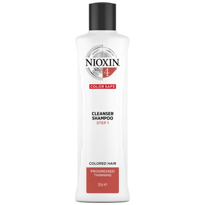 Shampooing Nettoyant Système 4 3 Étapes pour Cheveux Colorés avec Perte Régulière des Cheveux NIOXIN 300 ml