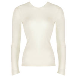 HANRO caraco et top en laine et soie Woolen silk