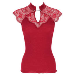 OSCALITO top avec col en satin en laine et soie Chantilly características