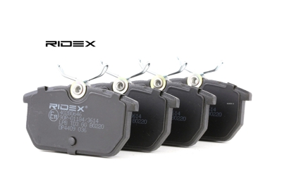 RIDEX Plaquettes De Frein LANCIA,FIAT,ALFA ROMEO 402B0646 0060765020,0060777601,60765010 60765020,60777600,60777601,71752984,9945821,9950479,9950713