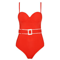 AUBADE maillot de bain 1 pièce bustier coques armatures La Baie des Vagues características