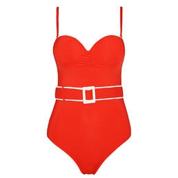 AUBADE maillot de bain 1 pièce bustier coques armatures La Baie des Vagues