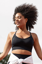 Hunkemöller Soutien-gorge de sport HKMX The Comfort Niveau 1 Noir en oferta