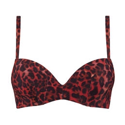 MARLIES DEKKERS haut de maillot de bain push-up Panthera