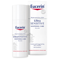 Eucerin® Hypersensitive Soin apaisant ultra sensible peaux hypersensibles (50ml) características