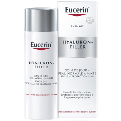 Eucerin Hyaluron-Filler Soin de Jour Anti-âge Peaux normales à mixtes 50 ml