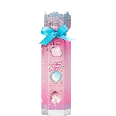 Bubble T Cosmetics Frozen Winter Berries Bath Fizzer Cracker