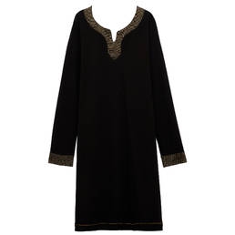 LE CHAT chemise de nuit manches longues en coton  Maille Love