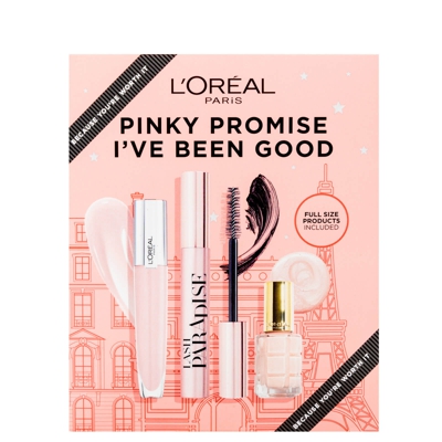 L'Oreal Paris Pinky Promise I've Been Good, Eye, Lip & Nail Trio Gift Set