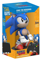 Cable Guys Sonic the Hedgehog Support actif Manette de jeux, Mobile/smartphone Beige, Bleu, Rouge, Blanc, Mont características