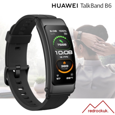 TalkBand B6 AMOLED Brassard tracker d’activité 3,89 cm (1.53") IP57 Noir, Smartwatch