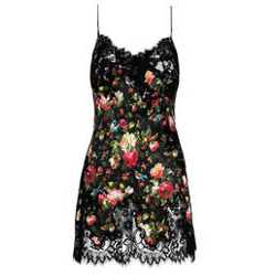 MARJOLAINE nuisette babydoll dos nu en soie Noor precio