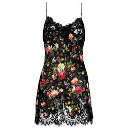 MARJOLAINE nuisette babydoll dos nu en soie Noor