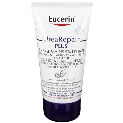 Eucerin UreaRepair Plus Crème Mains 5% d'Urée Peau sèche 75ml