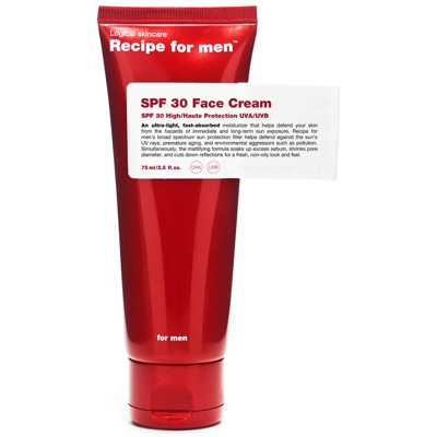 Crème Visage SPF 30 Recipe for Men