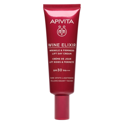 APIVITA Wine Elixir Wrinkle and Firmness Lift Day Cream Dark Spots Lightening SPF30 40ml