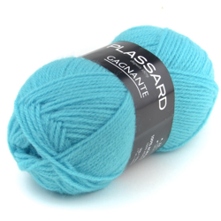 Pelote de laine gagnante turquoise - Plassard en oferta