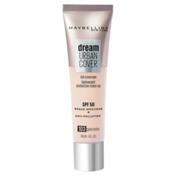 Maybelline Dream Urban Cover SPF50 Foundation 121ml (Various Shades) - 103 Pure Ivory características
