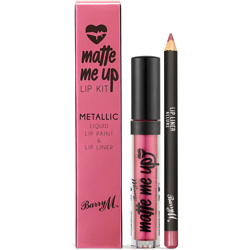 Barry M Cosmetics Matte Me Up Metallic Lip Kit (Various Shades) - Allure características