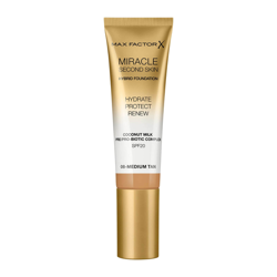 Max Factor Miracle Touch Second Skin 30ml (Various Shades) - Medium/Tan en oferta