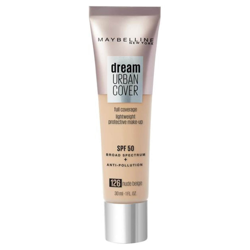 Maybelline Dream Urban Cover SPF50 Foundation 121ml (Various Shades) - 126 Nude Beige en oferta