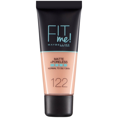 Fit Me! Maybelline Fond de Teint Matte + Poreless 30 ml (différentes teintes disponibles) - 122 Creamy Beige