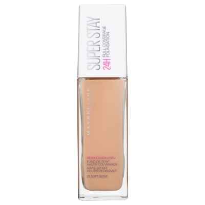 Fond de Teint Liquide Superstay 24H Maybelline (différentes teintes disponibles) - 28 Soft Beige
