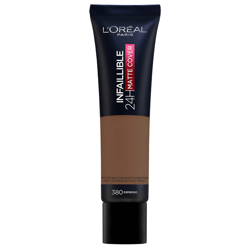 L'Oréal Paris Infallible 24hr Matte Cover Foundation 35ml (Various Shades) - 380 Espresso características