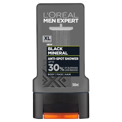 L'Oréal Paris Men Expert Black Mineral Anti-Spot Shower Gel 300ml