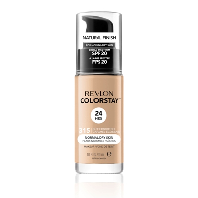 Fond de Teint Revlon Colorstay Make-Up Foundation pour Peaux Normales / Sèches (Divers Shades) - Butterscotch