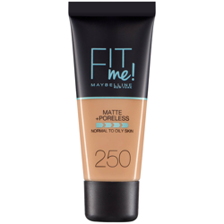 Fit Me! Maybelline Fond de Teint Matte + Poreless 30 ml (différentes teintes disponibles) - 250 Sun Beige en oferta