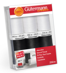 Set de 6 bobines de fil 250m pour tout coudre coloris 6 - Gutermann en oferta