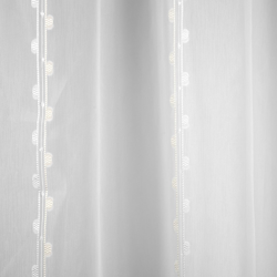 Tissu voile jacquard blanc grande largeur precio