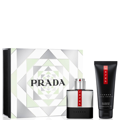 Prada Luna Rossa Carbon Eau de Toilette Gift Set (Various Sizes) - 50ml