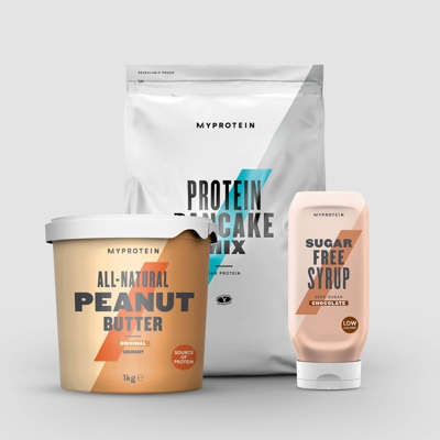 Pack pour Pancake Protéiné - Pancake Mix - Unflavoured - Syrup - Chocolate