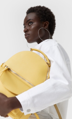 Stradivarius Sac À Dos Fermetures Éclair Jaune 103