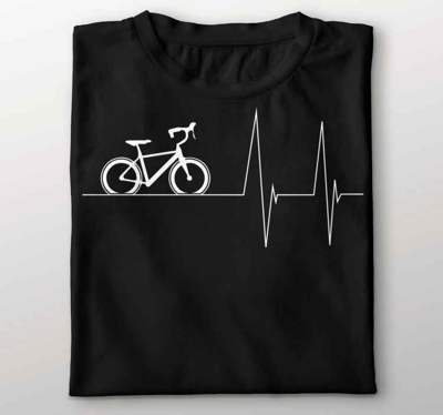 T-shirt coeur de vélo