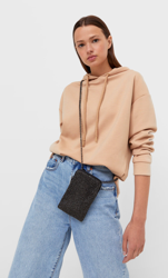 Stradivarius Sac Bandoulière À Strass Pour Smartphone Noir 103 características