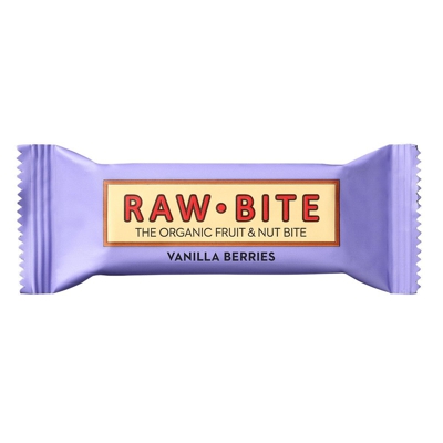 RAW Bite Bio Barres Baies de vanille