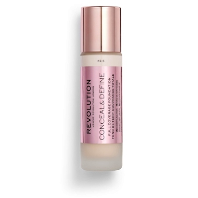 Revolution Conceal & Define Foundation (Various Shades) - F2.5
