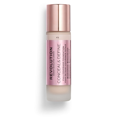 Revolution Conceal & Define Foundation (Various Shades) - F3