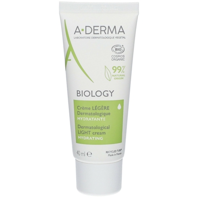 A-Derma Biology Crème légère dermatologique hydratante