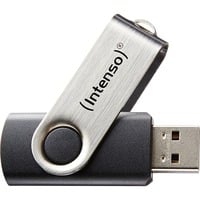 Basic Line lecteur USB flash 64 Go USB Type-A 2.0 Noir, Argent, Clé USB