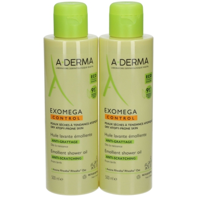A-Derma Exomega Control Huile lavante émolliente anti-grattage
