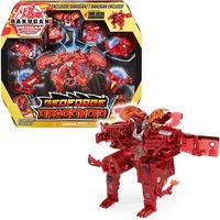GeoForge Dragonoid, 7 en 1, inclut un Dragonoid True Metal exclusif et 6 Bakugan Geogan à collectionner, Figurine
