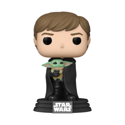 LUKE SKYWALKER WITH GROGU / STAR WARS THE MANDALORIAN / FIGURINE FUNKO POP en oferta