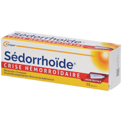 Sédorrhoïde® crise hémorroïdaire características